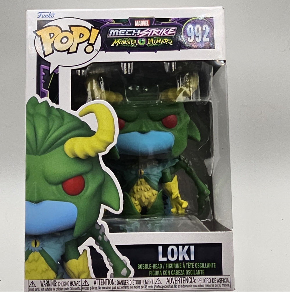 Funko Loki Mech Strike Monster Hunters Pop! Figure - Green / Yellow / Blue